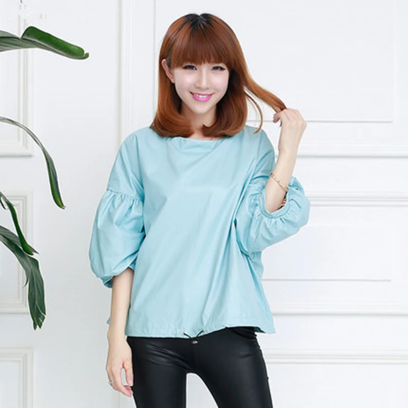 Милая Новая модная свободная Осенняя стильная женская куртка из искусственной