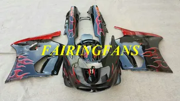 

Fairing kit for KAWASAKI Ninja ZZR1100 93 99 01 03 ZZR 1000 ZX11 ZX11D 1993 2001 2003 ABS Flames Fairings bodywork+gifts KQ16