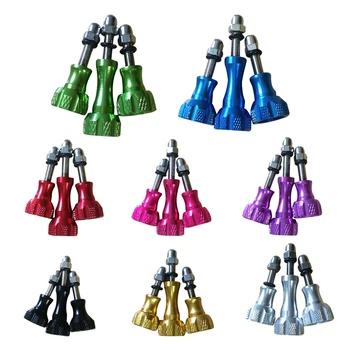 

3x Aluminium alloy Knob Thumb Screw Mount accessories, for gopro hero 5 4 3 sjcam sj4000 sj5000 SJ6 m10 h9 h3 c30, Blue