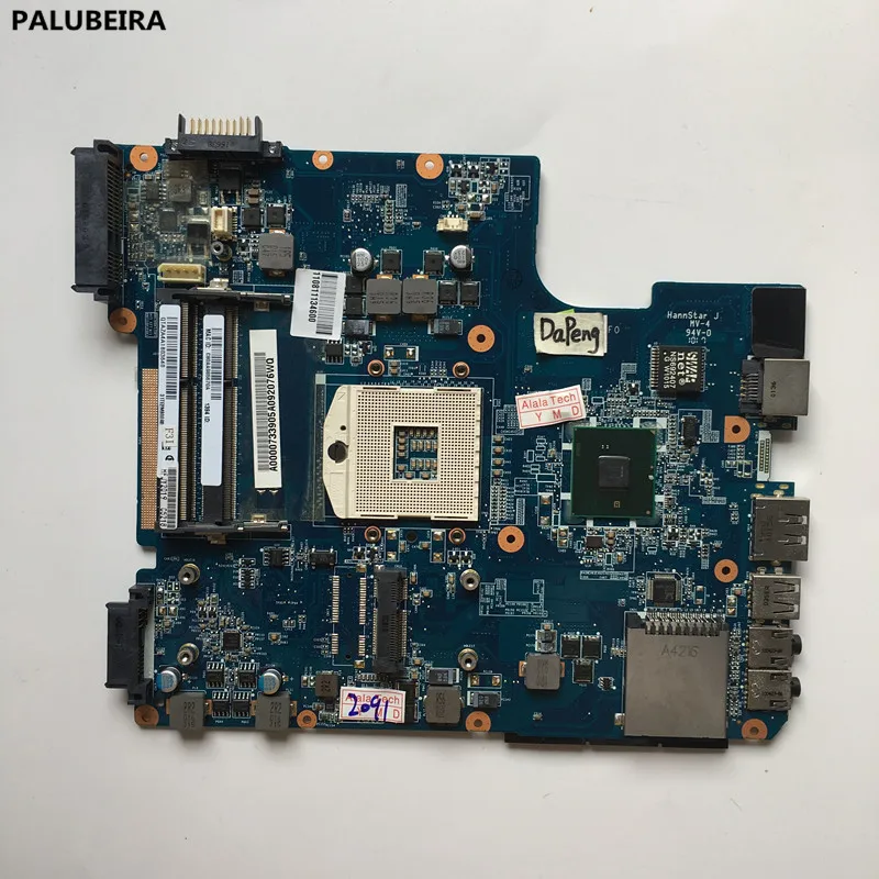 Материнская плата для ноутбука PALUBEIRA A000073390 DA0TE2MB6G0 для Toshiba Satellite L640 L645 основная плата HM55 DDR3 Протестирована Работа идеально