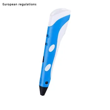 

Plastic 3D Printing Pen Children'S Holiday Gift 3D Pen Children'S Toy Stereo Painting Three-Dimensional Molding