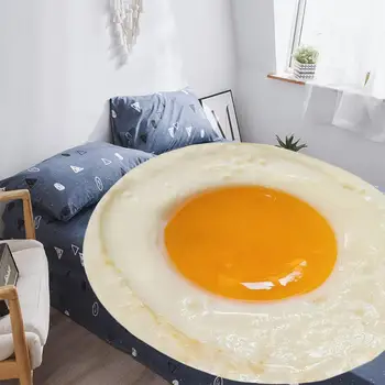 

Creative Poached Egg Blanket Comfortable Blanket Bed Sofa Keep Warm Home Supplies Bed Cover Throw Blanket for Beds