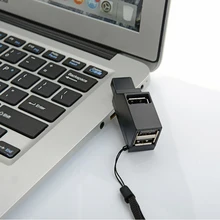Мини USB 3,0 концентратор 3 порта многопортовый usb-адаптер адаптер автомобильный USB концентратор 3,0 2,0 высокая скорость для планшет ноутбук ПК Компьютерные аксессуары