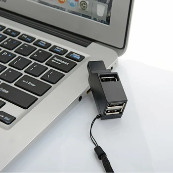 

Mini USB 3.0 HUB 3 port Multi USB Splitter Adapter Car USB HUB 3.0 2.0 High Speed For Tablet Laptop PC Computer Accessories