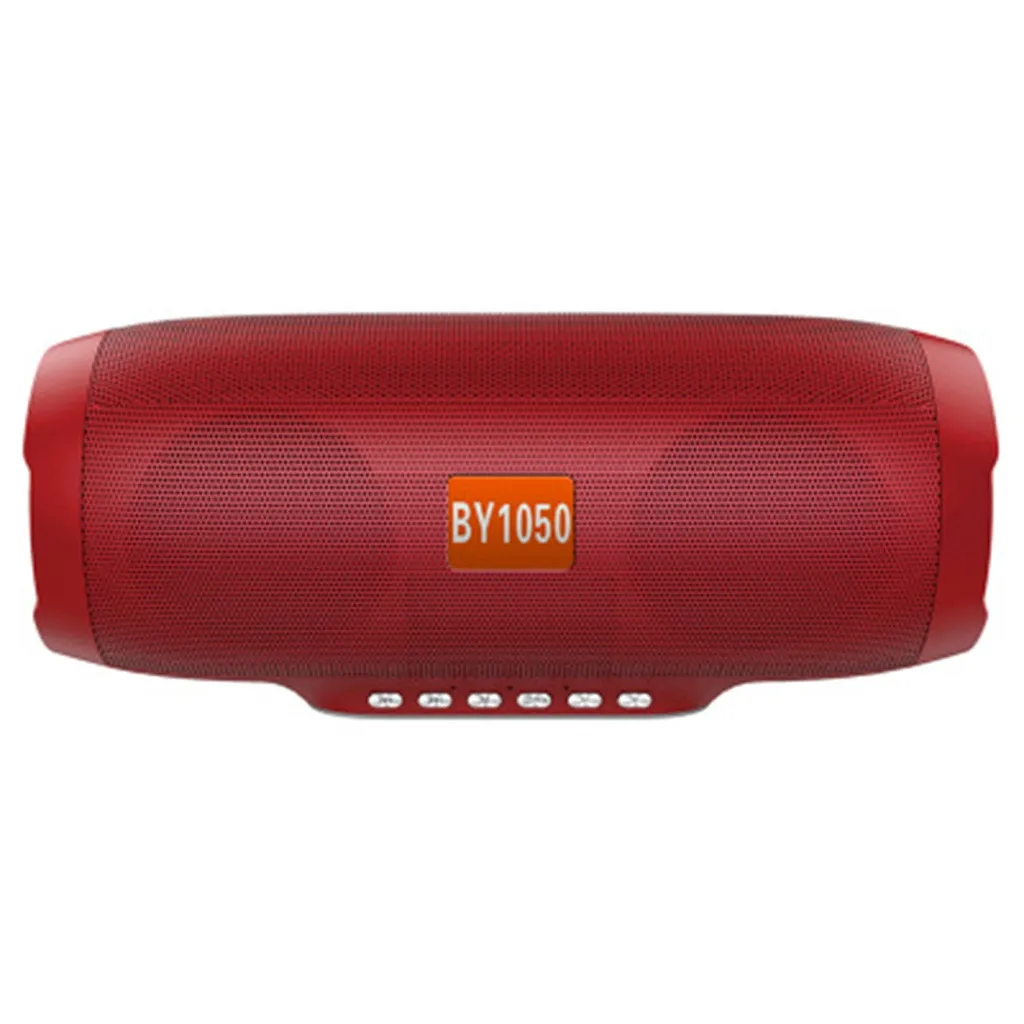 Red PC Твердый чехол для переноски Bluetooth Динамик Портативный мини Беспроводной Динамик плеер звуковая колонка, Портативный Беспроводной Hi-Fi Bluetooth Динамик - Color: Red