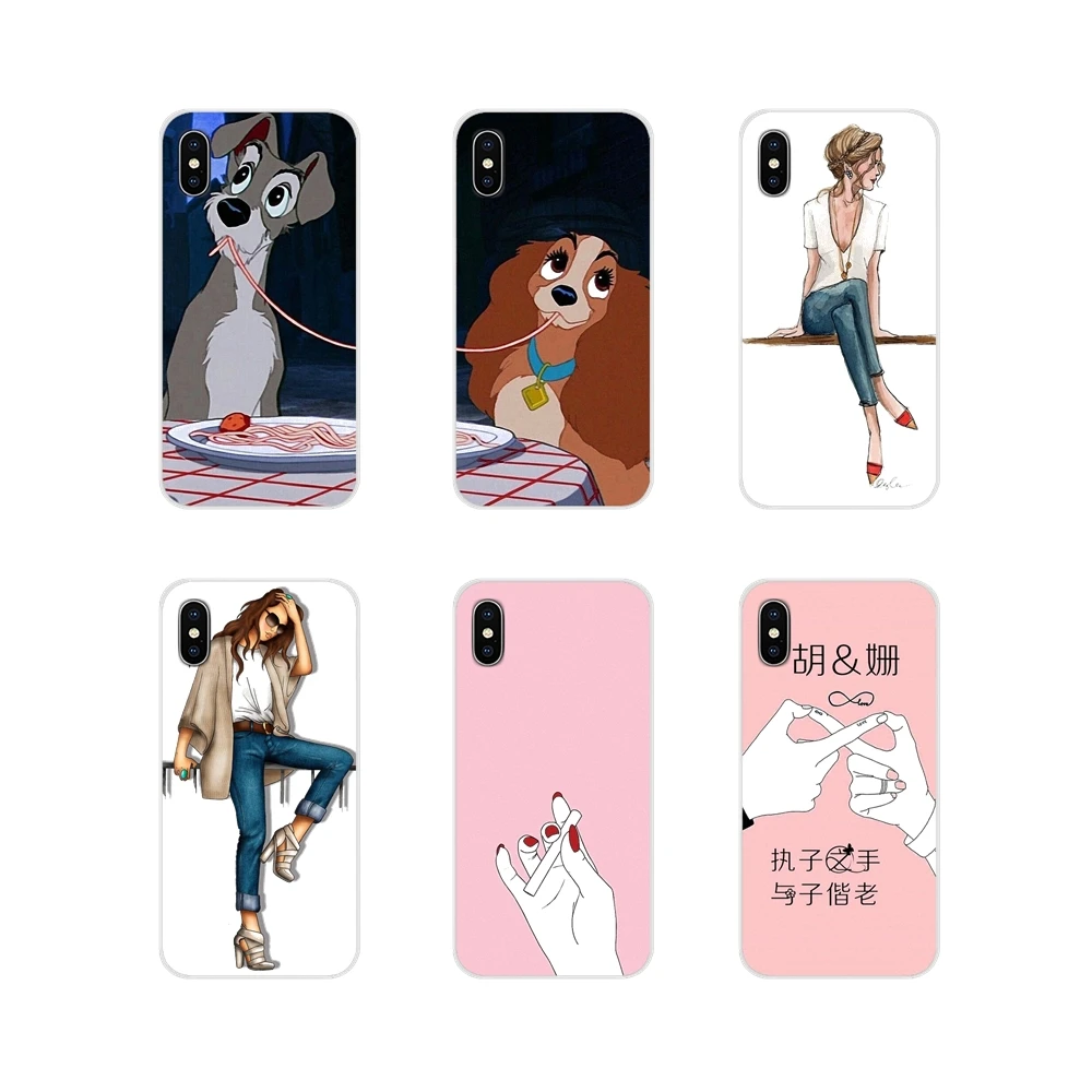 For Sony Xperia Z Z1 Z2 Z3 Z5 compact M2 M4 M5 E3 T3 XA Huawei Mate 7 8 Y3II TPU Cases Best Friend Girlfriend Boyfriend Shopping | Мобильные