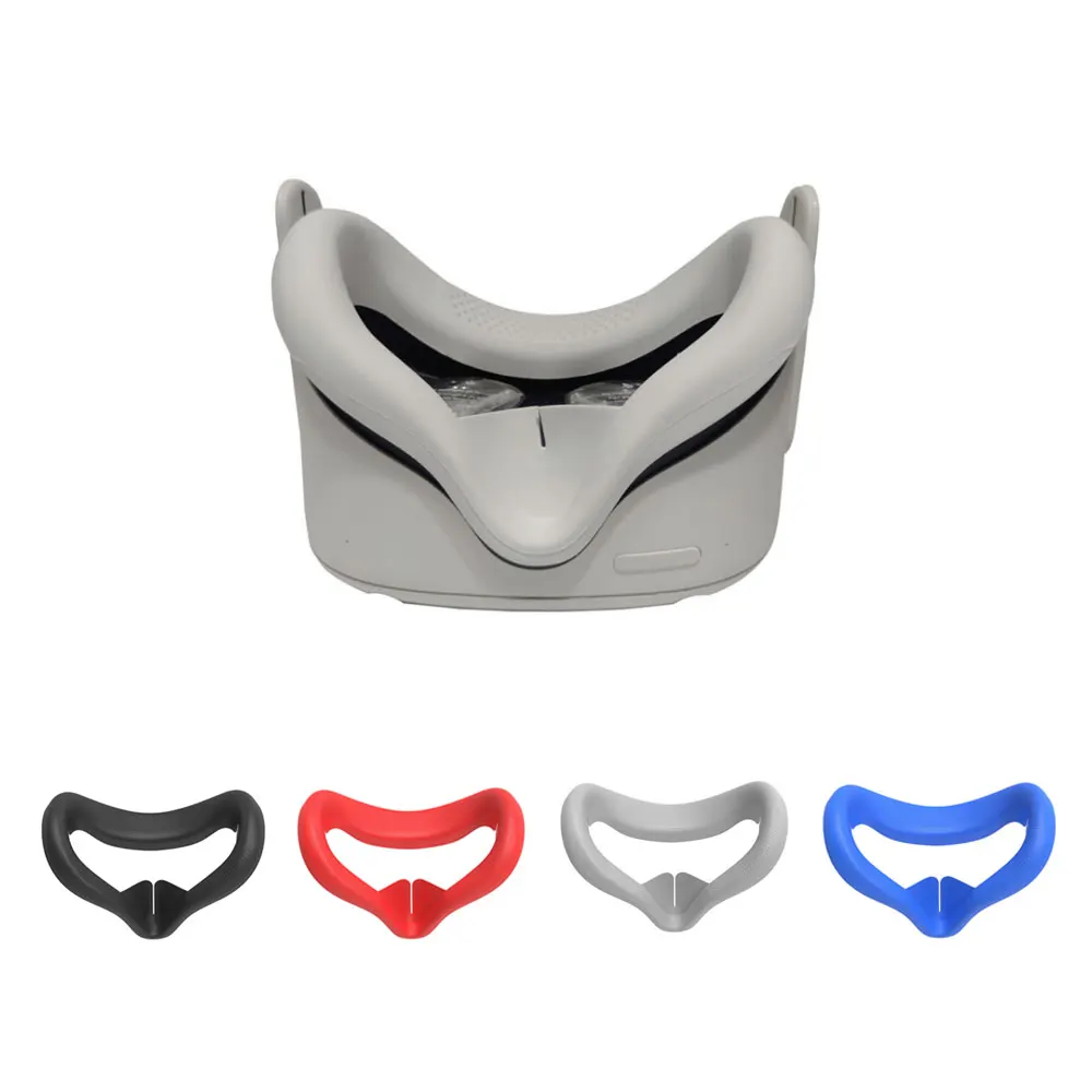 Oculus Quest 2-funda de silicona para gafas de realidad virtual, máscara para ojos, antisudor, antifugas, bloqueo de luz, accesorio