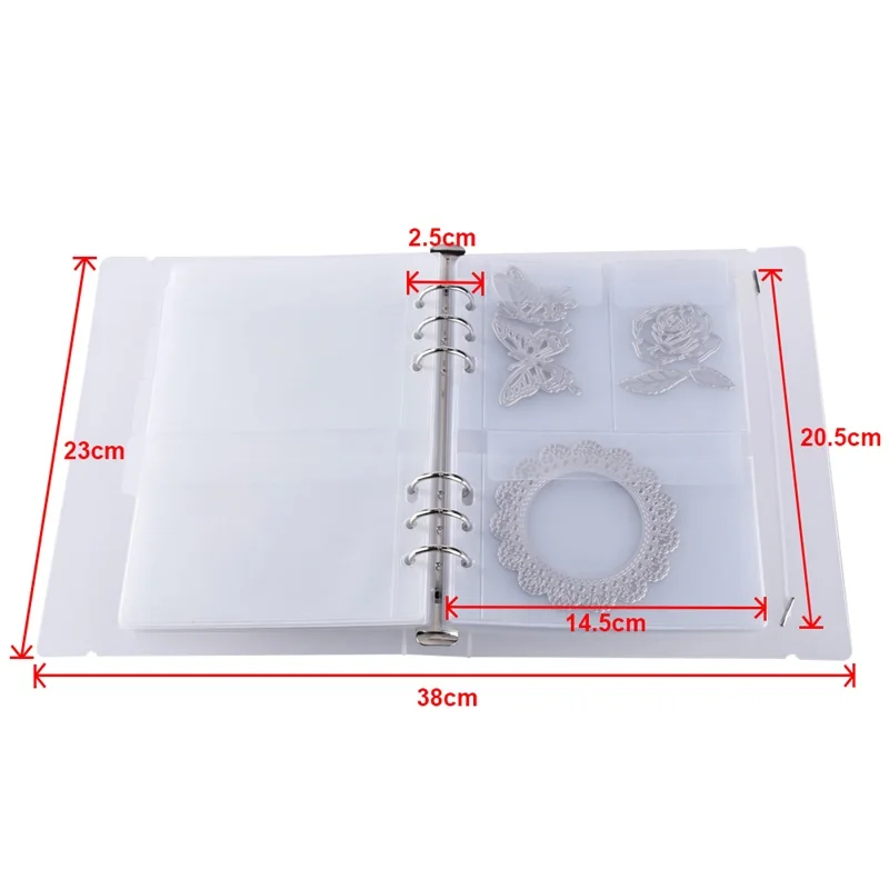Metal Cutting Dies Storage Organizer for DIY Card Case Scrapbooking Template Organizer Practical Storage Decoration