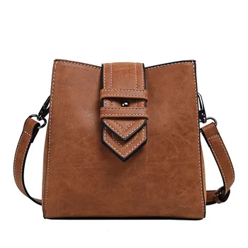 

Beibaobao Vintage Women Messenger Bags Ladies Luxury Pu Leather Crossbody Bags For Women 2019 Bucket Shoulder handbags Designer