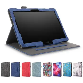 

New Fundas for Lenovo Tab M10 Case TB-X605F TB-X605L Flip PU Leather Stand Cover for Lenovo Tab P10 TB-X705F Vintage Cover Shell