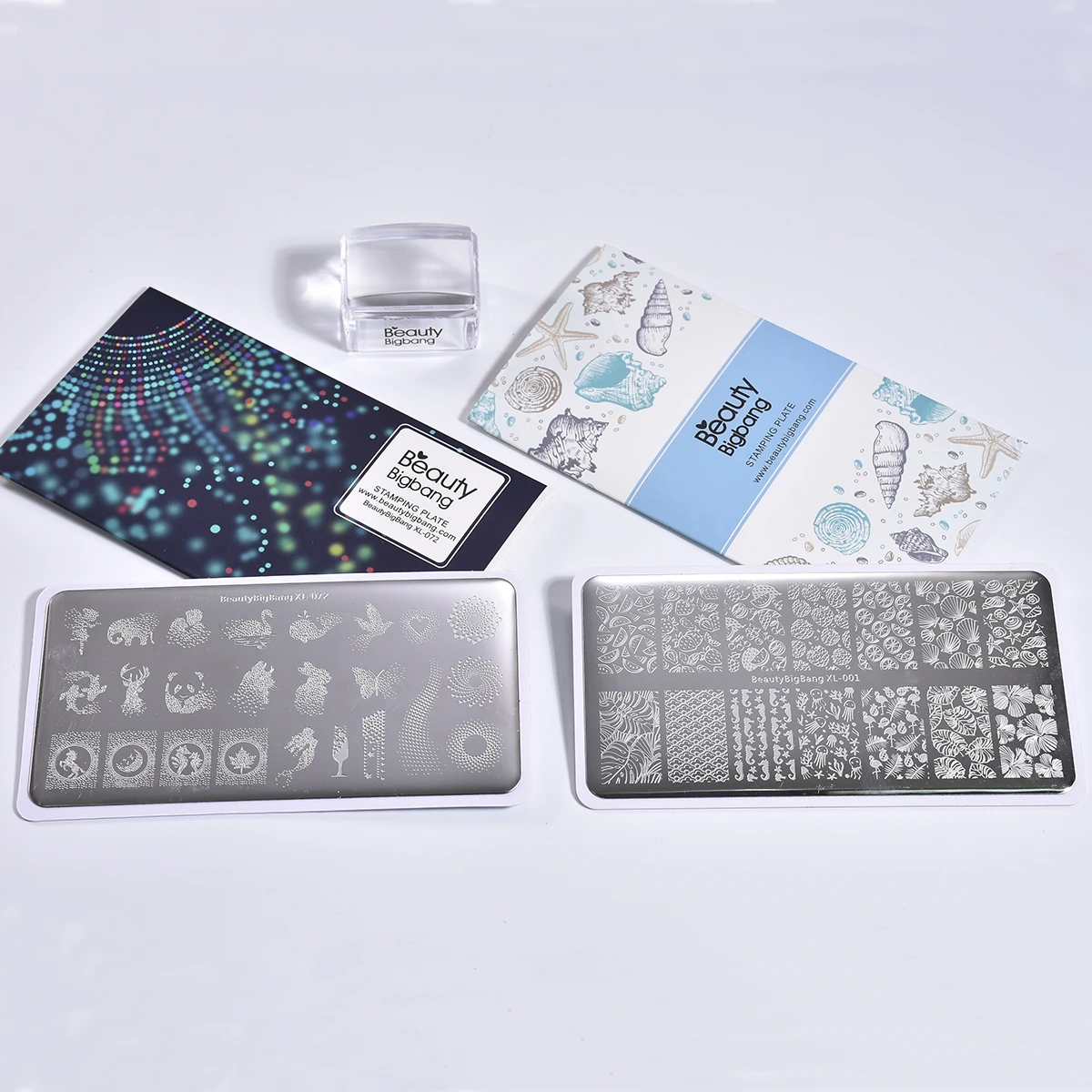4 шт. с цветочным принтом в виде геометрических фигур животных Stamp Plate печати прямоугольный, для нейл-арта набора штампов ManicureTemplate Переводные картинки на ногти