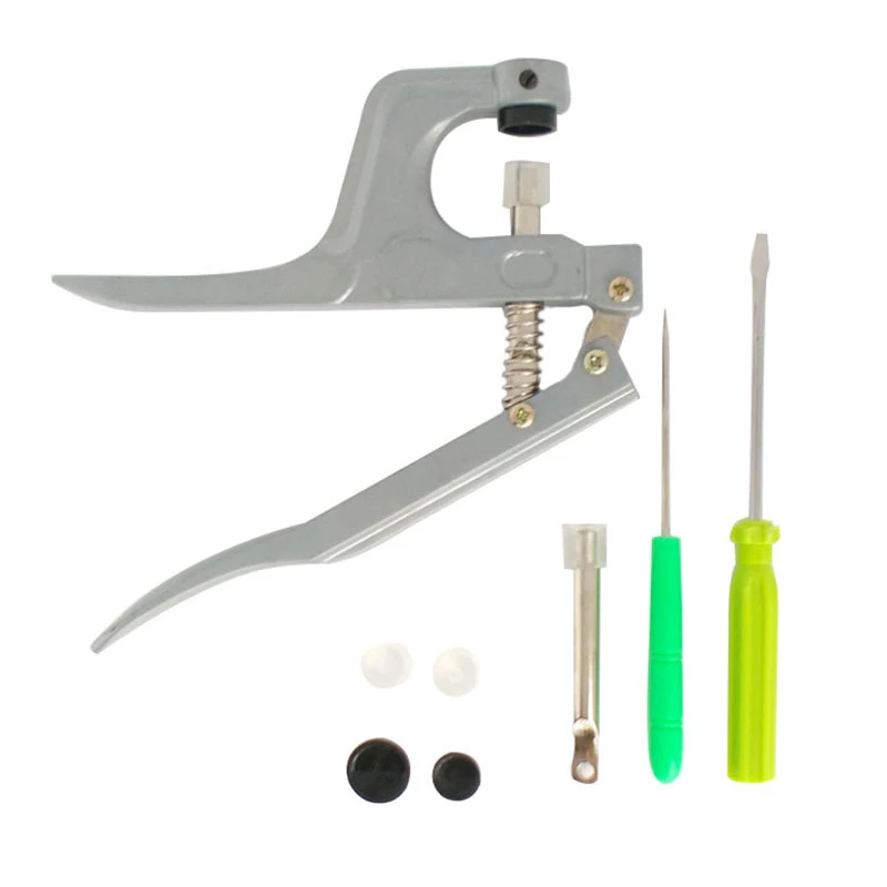 Cheap 1Box 360sets Colorful Snap Resin Button DIY Press Pliers Hand Punching Tool DIY Sewing Accessories J0237