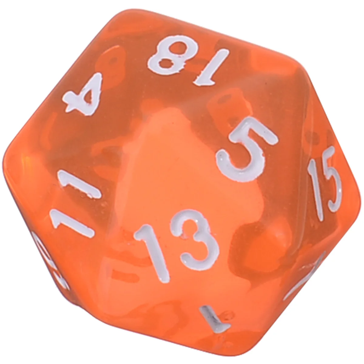 6pcs/set Twenty Sided Dice Clear Dice Set Colorful Funny Outdoor Dices For TRPG Games Dungeons & Dragons Mixed Colors