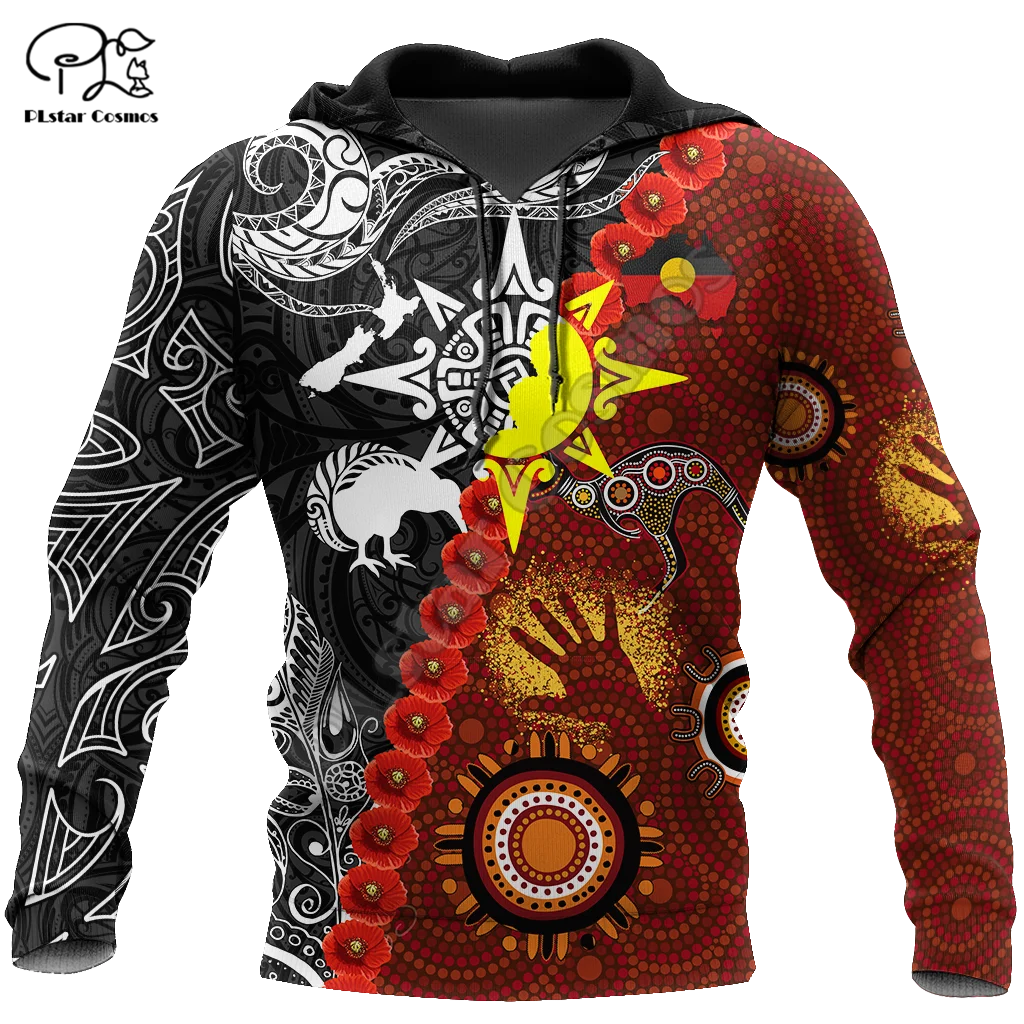 

PLstar Cosmos Aboriginal Australia Anzac 3D Printed Fashion Hoodies Sweatshirts Zip Hooded For Men/Women Casual Streetwear A08