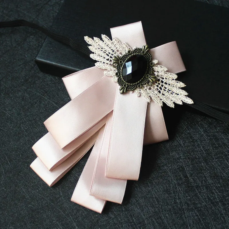 HISUMA Bow Tie Элегантная мужская женская свадебная деловая Вечеринка эластичная лента галстук-бабочка винтажный галстук для жениха сплав Стразы галстуки-бабочки аксессуары - Цвет: HISUMA Bow Tie