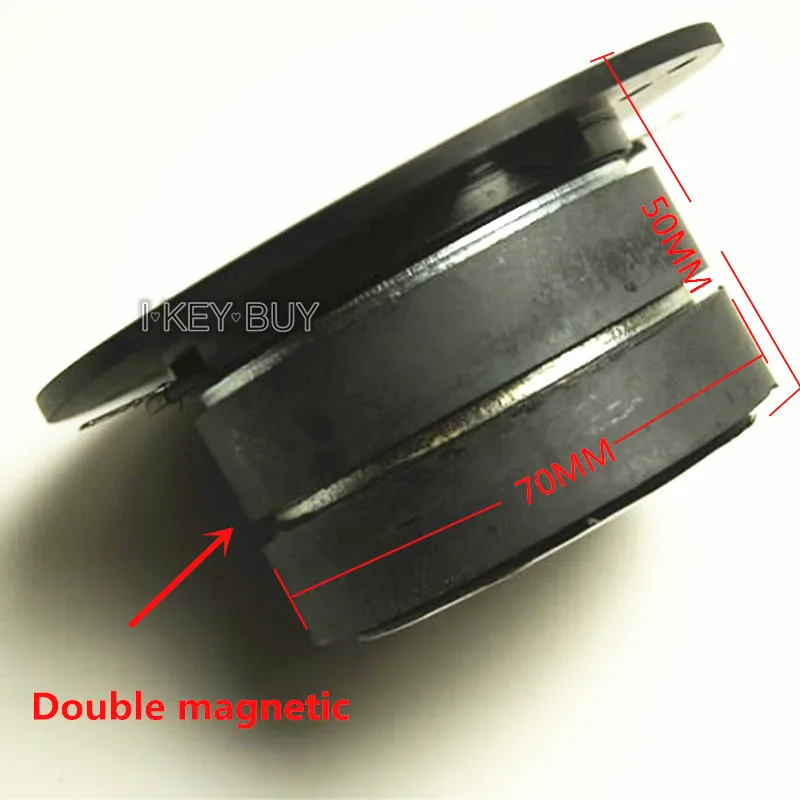 Double Magnetic Speaker 1 pc 4 Inch 8Ohm 100W Tweeter Fever Grade Titanium Film High Sound Bright KTV Tweeter 90 mm 70 mm 40mm dome tweeter speakers