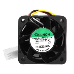 SUNON – ventilateur de refroidissement à Double boule, 3 broches, PMD2404PQB1 A v dc 24v, 4.1W, 40x40x28mm 