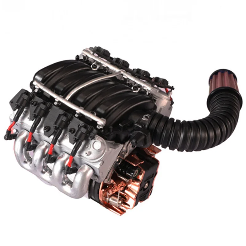 Вентилятор охлаждения двигателя V8 6,2 для 1/10 Rc Гусеничный автомобиль Traxxas Trx4 Defender Axial Scx10 Rc4Wd D90 D110