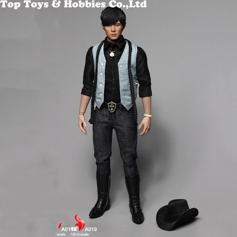 

Full set figure doll FIRE 1/6 Jay Chou On The Run Zhou Dong Singer 2008 Concert Figure Set A019 Toy collection gift toys