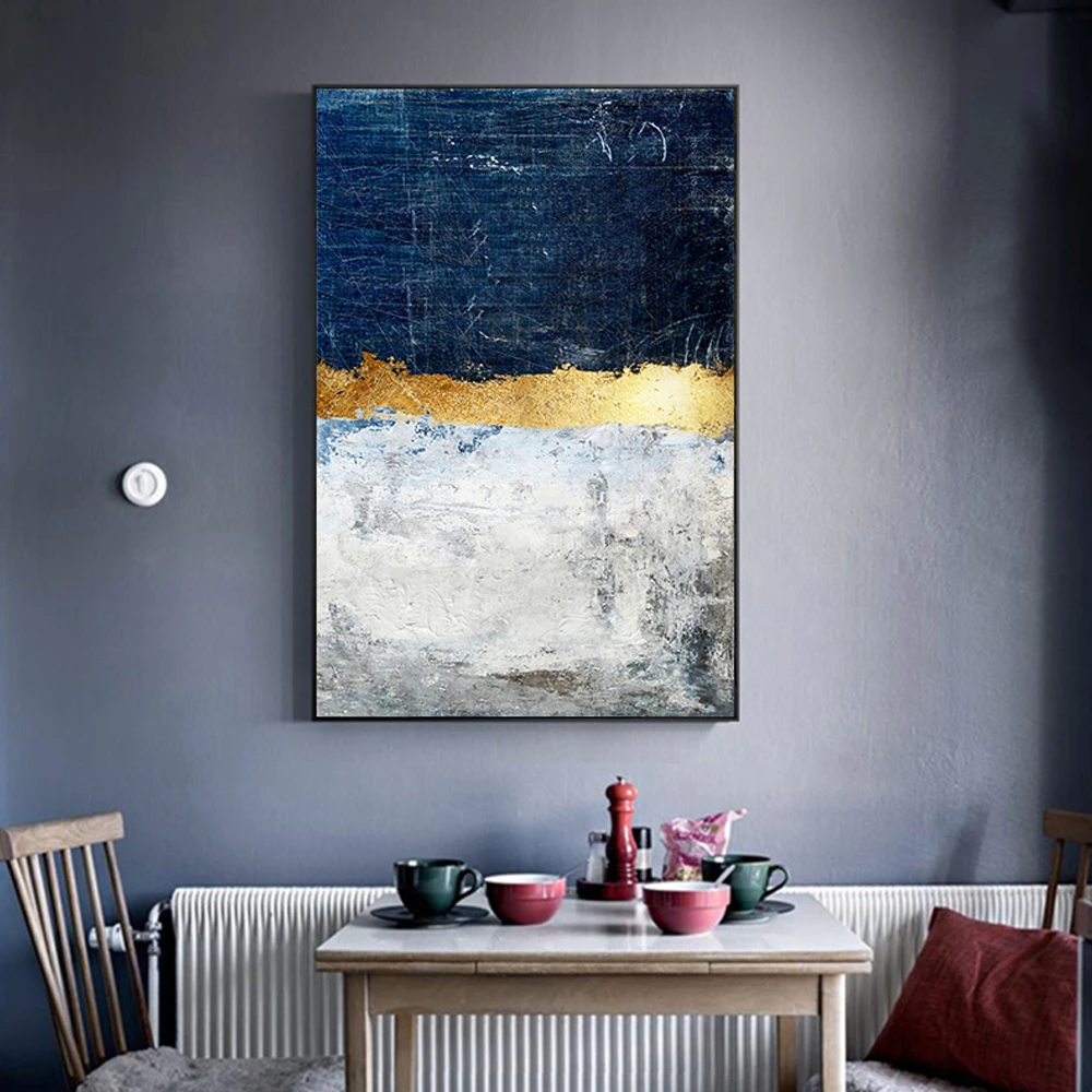 hand made 100% oil painting on canvas modern  Best Art Abstract oil painting Golden years XD1-309 (2)