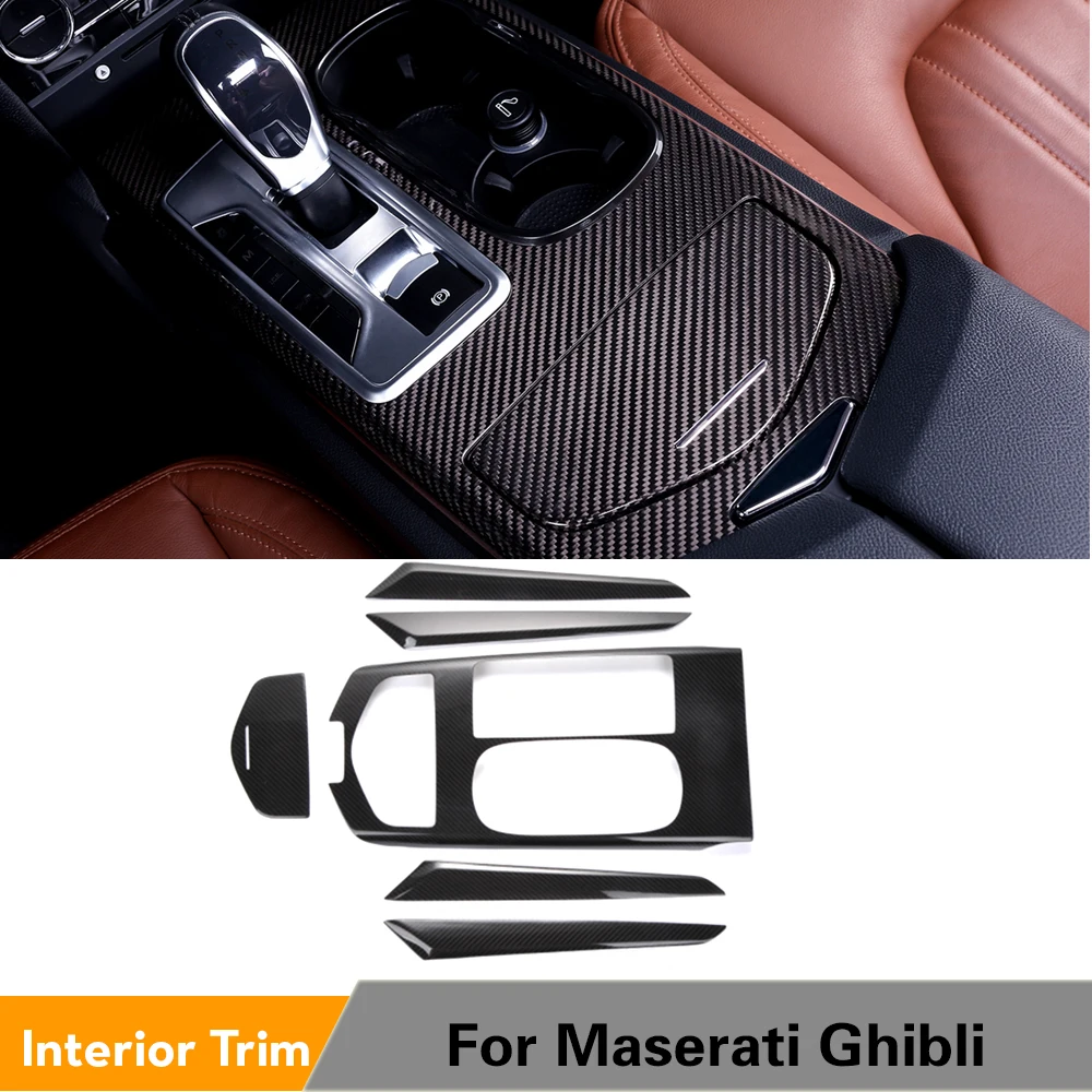 Внутренняя отделка для Maserati Ghibli 2014-2017 стандартная модель приборной панели центральная консоль крышка двери отделка 100% Настоящее углеродно... Внутренняя отделка для Maserati Ghibli 2014-2017 стандартная модель приборной панели центральная консоль крышка двери отделка 100% Настоящее углеродно...