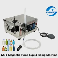 Pompe magnétique semi-automatique à tête unique, Machine de remplissage de liquide, 2-5000ml pour boissons alcoolisées, jus, e-liquide, huile de parfum