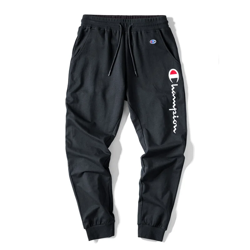 

Autumn New Style Couples Gymnastic Pants Large Size Embroidered Trousers Entity for Fashion