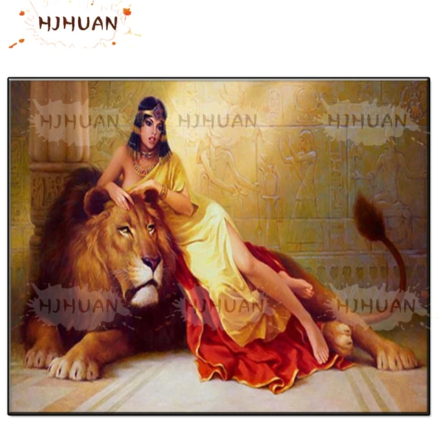 Kit Pittura A Mosaico Con Diamanti - Motivo Leone, 30x40 Cm, Con Diamanti 5D E Attrezzi - Foto 2