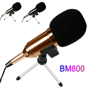 

Bm-800USB Computer Wired Microphone Cardioid Condenser Microphone Computer Meeting Only Home Use For Recording