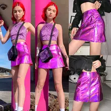 Женские модные юбки, повседневные, с кисточками, акриловые, прямые, одноцветные, естественная талия, выше колена, мини