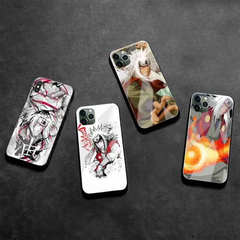 Чехол для телефона Naruto Jiraiya аниме закаленное стекло iPhone 11 Pro XR XS MAX 8X7 6S 6 Plus SE