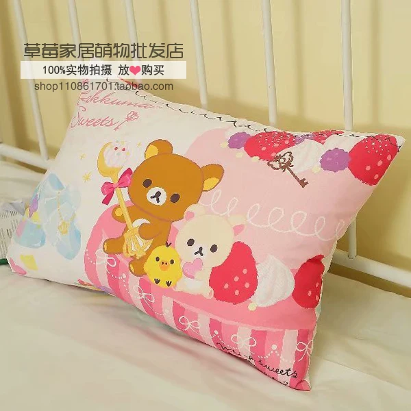 Hello kitty My Melody mickey minnie Rilakkuma sumikkourashi наволочка мультяшная Студенческая кровать подушка для детей
