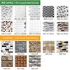 =(K)= 3D Self-Adhesive Wallpaper DIY Brick Stone Pattern Waterproof 3D Tile Wall Stickers Home Decoration Kitchen living room ► Photo 2/6