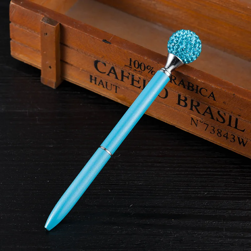 20 pcs light blue 20 шт, 11 цветов, ручка с водными кристаллами, креативный стилус, стилус для письма, Канцелярские и школьные ручки - Цвет: 20 pcs light blue