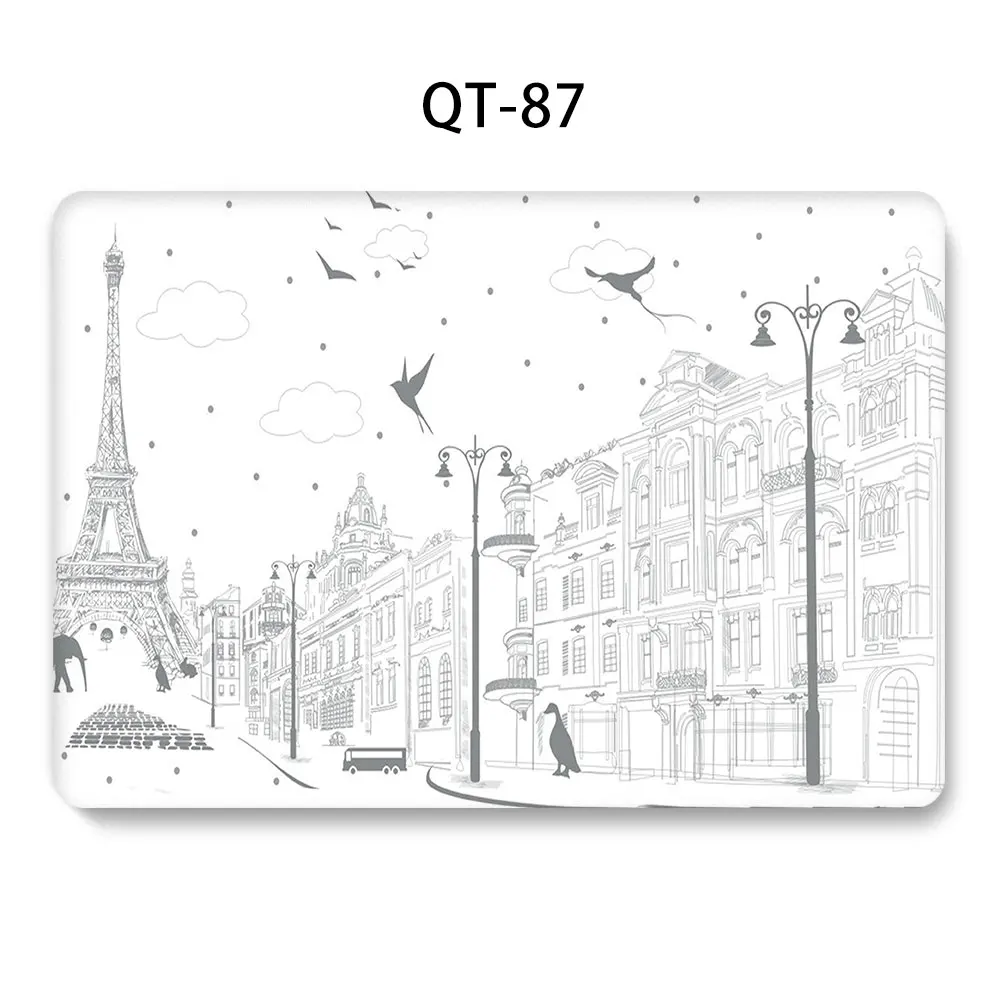 Чехол для ноутбука MacBook Air Pro retina 11 12 13 15 Touch Bar A2159 A1706 для macbook Touch ID Air 13 A1932+ крышка клавиатуры