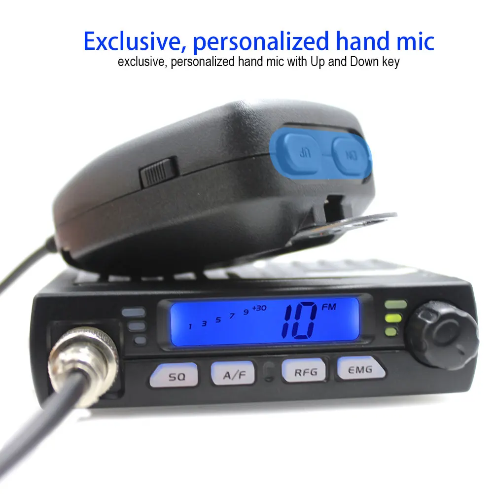 Ultra Compact AM FM Mini Mobie CB Radio 25.615--30