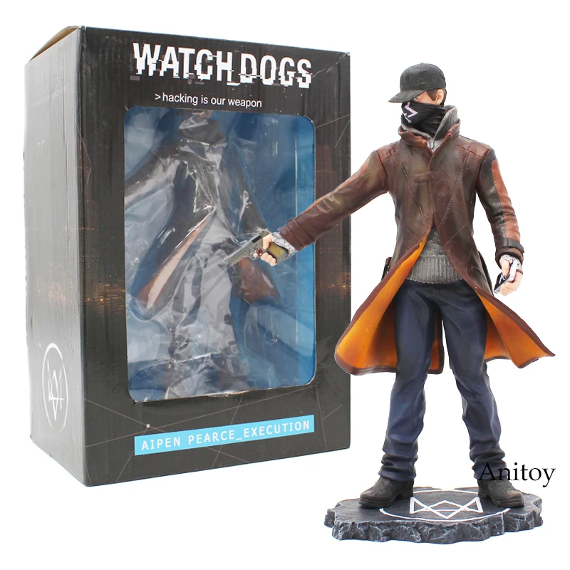 Watch Dogs Aiden Pearce expection Aipen Watch_Dogs Фигурка Статуя ПВХ фигурка Коллекционная модель игрушка подарок 23 см