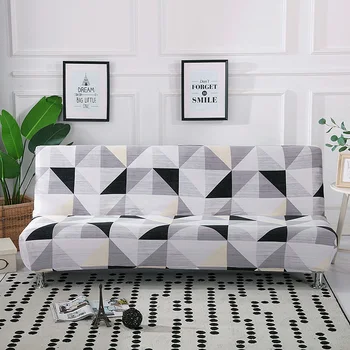 

Sofa Bed Covers Universal Size Armless Elastic Couch Covers Big Size Folding Seat Slipcover Stretch Covers Cheap Home
