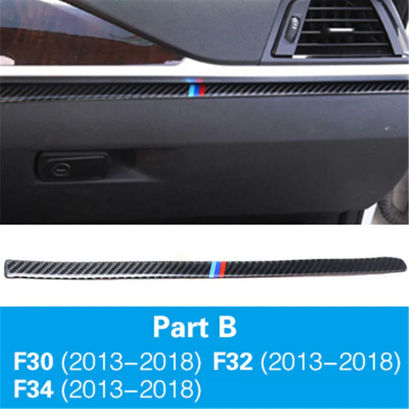 SRXTZM для BMW F30 F32 F34 2013- авто-Стайлинг Центральная панель управления рамка накладка наклейка интерьерные аксессуары 1 шт - Название цвета: Part B