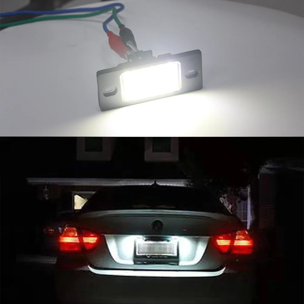 2x Автомобильный светодиодный свет номерного знака специальный 5 Вт 2835 18SMD светодиодный для Porsche Cayenne Para VW Ограниченная серия Гольф PASSAT JETTA CAYENNE 12 В