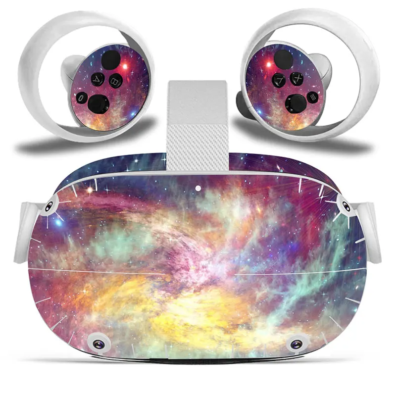 Sky design for Oculus Quest 2 VR Sticker Headset Virtual Reality Decals Protective PVC Skin for Oculus Quest 2 VR skin sticker 