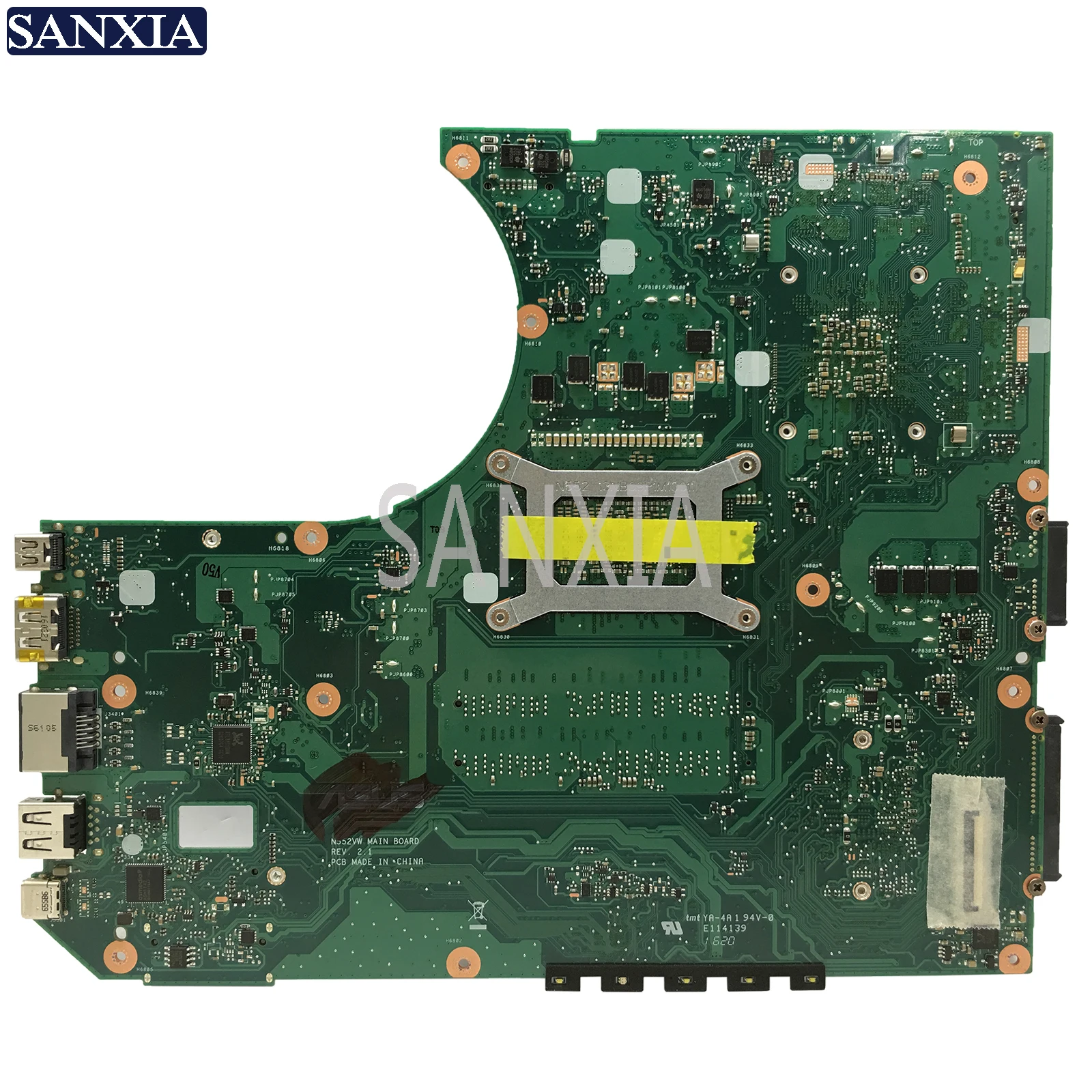  KEFU N552VW Laptop motherboard for ASUS VivoBook Pro N552VW N552VX original mainboard HM170 I7-6700