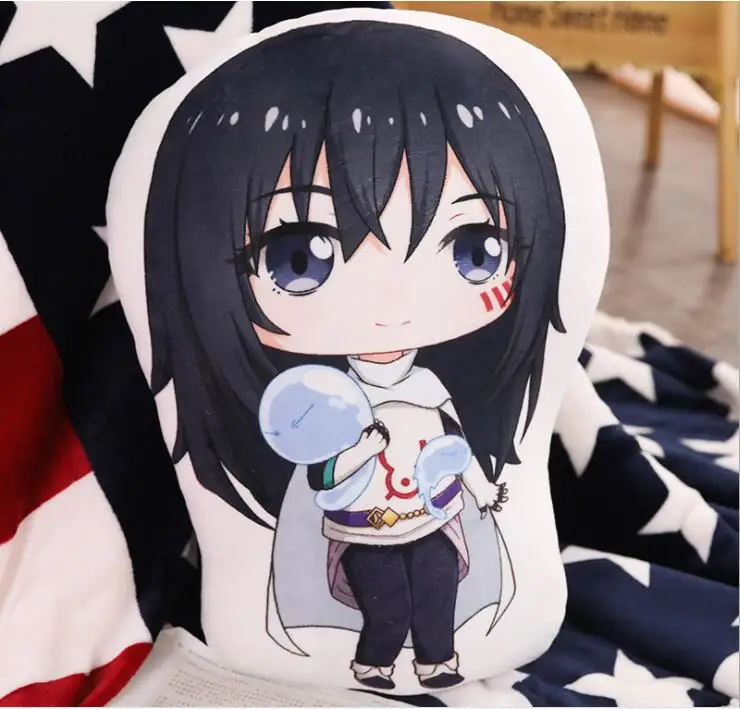 45cm Аниме Rimuru Tempest Плюшевые игрушки Фаршированные Плюшевые подушки 35-45 см#966 для детей мальчиков Детский подарок на день рождения - Цвет: 45cm
