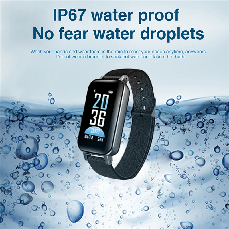 ESEED T89 Smart Bracelet TWS BT 5.0 Headphone Fitness tracker Heart Rate Monitor Smart Wristband Sport Watch for Android and iOS