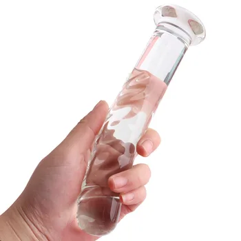 Pyrex Crystal Glass Dildo Realistic Penis Adult Game Sex Toys For Women And Men Gay Masturbation Fisting Dildo Anal Butt Plug 2