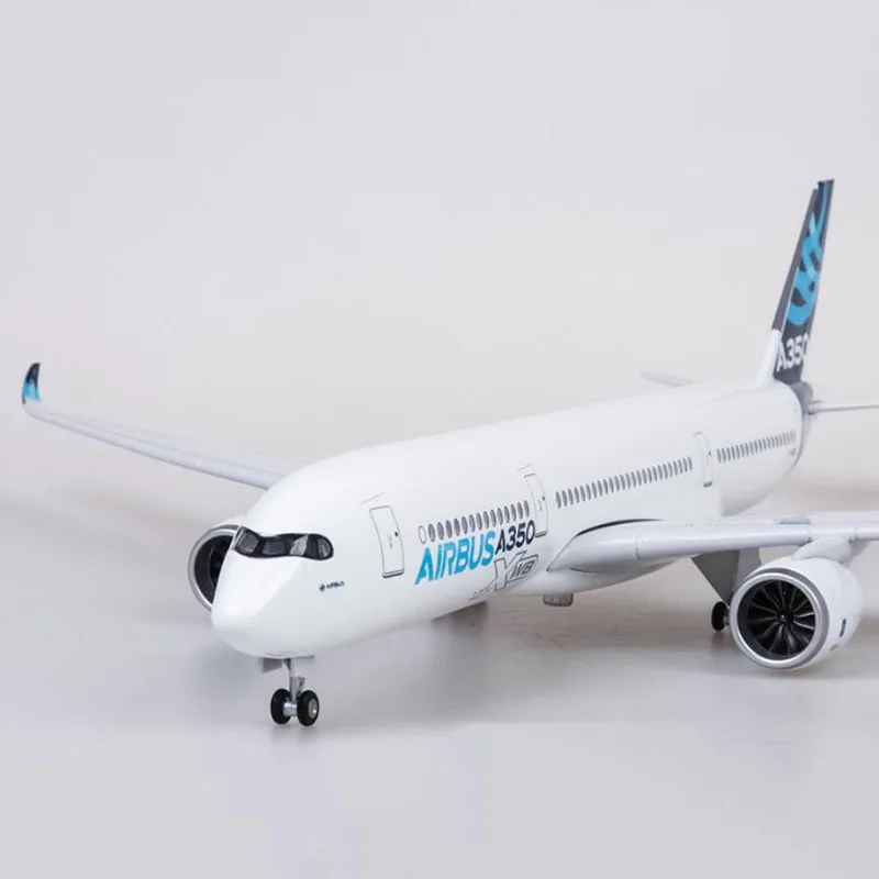 47 см 1/142 масштаб прототип A350 Airbus самолет XWB модели авиалиний с светом и колесом литая под давлением пластиковая Смола самолет F коллекционная игрушка