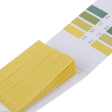Testeur PH valeur 5.5-9.0 acide alcalin, test de tournesol, 80 bandes, indicateur PH, papier pour eau urinaire Aquarium