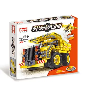 

2 in 1 3D DIY Car Assembled Blocks Toy Engineering Vehicle Models Play Set 72XC