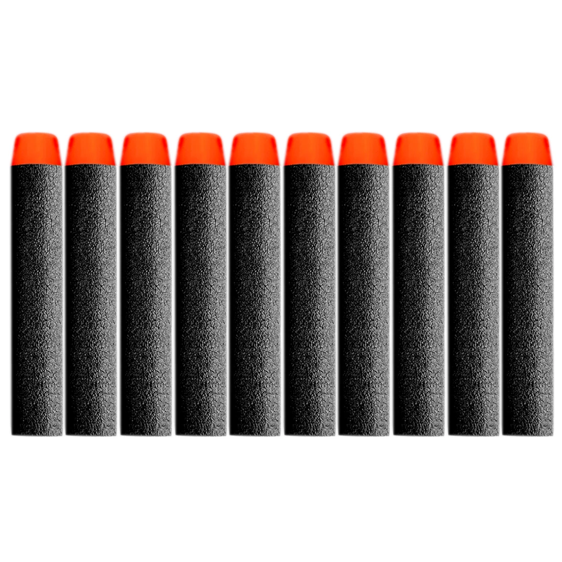 100pcs/200pcs/500pcs/1000pcs Fluorescence Dart Refills Universal Standard Round Head Hollow Foam Bullets for Nerf Toy Gun