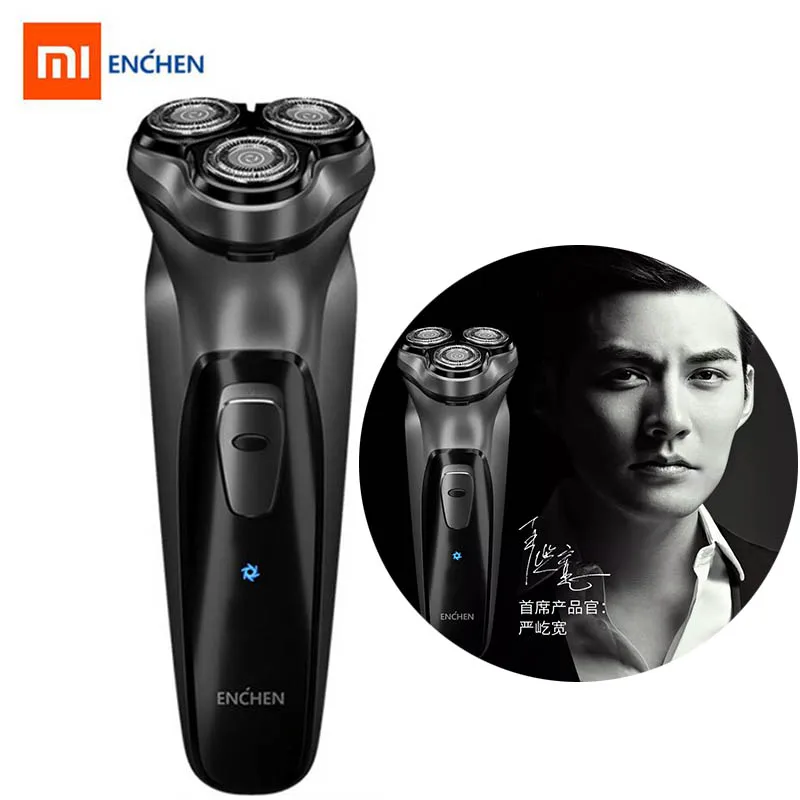 

Original XIAOMI face shaver Enchen BlackStone 3D Electric Shaver Men Washable Type-C USB Rechargeable Shaving Beard Machine